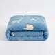 image 1 of Glow in the Dark Dinosaur Blanket Kids Dinosaur Soft Fleece Throw 100x150cm | Multi