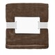 image 3 of MidOcean Logan RPET Fleece Blanket - Chocolate - One Size | Brown