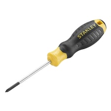 Stanley Hand Tools Cushion Grip Screwdrivers, Phillips Tip - Multi Colour - PH0 x 60mm