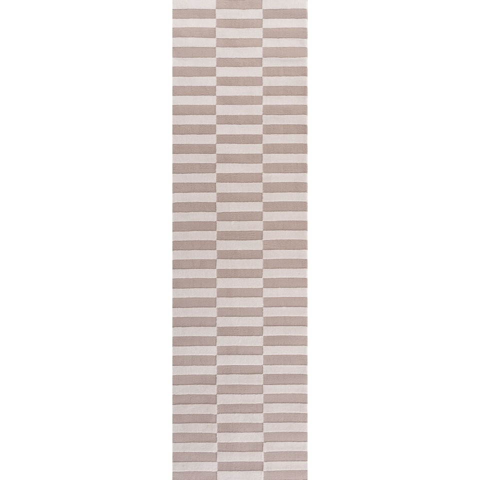 image 1 of The Rugs Loft Collection Striped Living Room Area Floor Rug and Runners Soft Pile