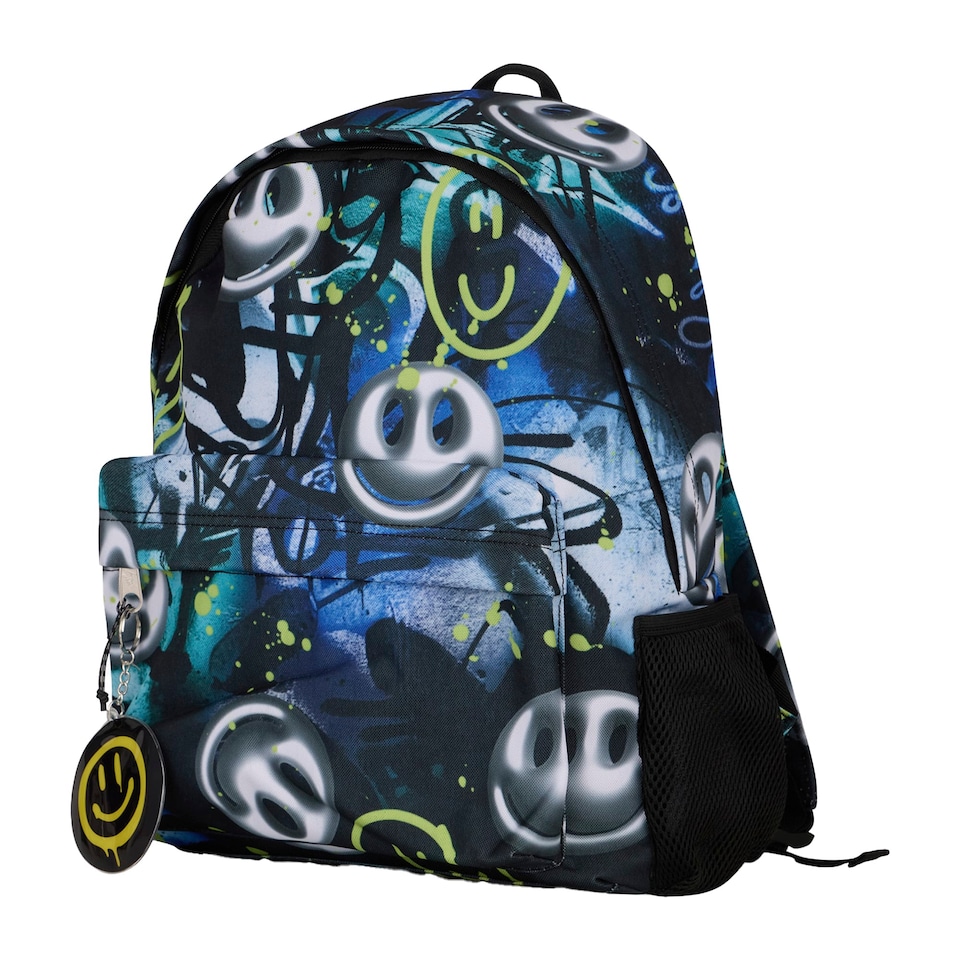 image 1 of Kids Backpack Multi Visionary Graffiti Print | 18L School Bag with Laptop Sleeve | Multi | Multi | 1