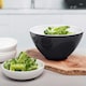 image 2 of Zeal Melamine Salad Bowl, 26cm, Dark Grey
