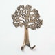 image 1 of Homescapes Gold Tree of Life Wall Mounted Coat Hook