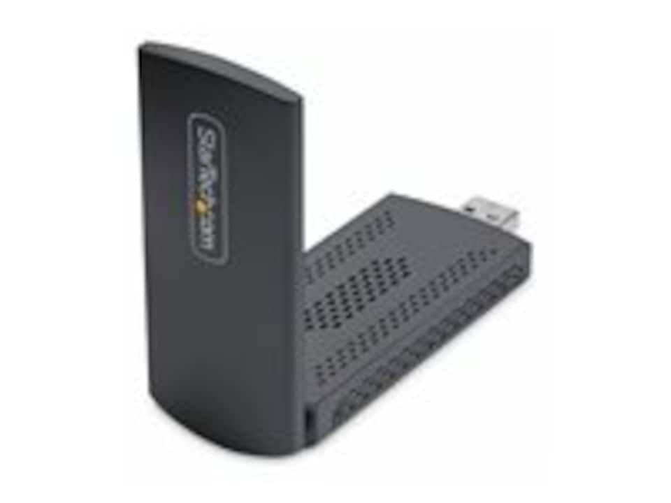 StarTech.com Wi-Fi 6E USB Adapter/Dongle, For Desktop/Laptop PC, Wireless NIC w/Foldable Antenna, WiFi Adapter Supports 802.11 b/g/n/ac/ax, 2.4/5/6 GHz Network Compatible - Network adapter - USB 3.0 - Wi-Fi 6E - black