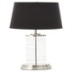 image 2 of Interiors by Premier Glass Cylinder Table Lamp Brown