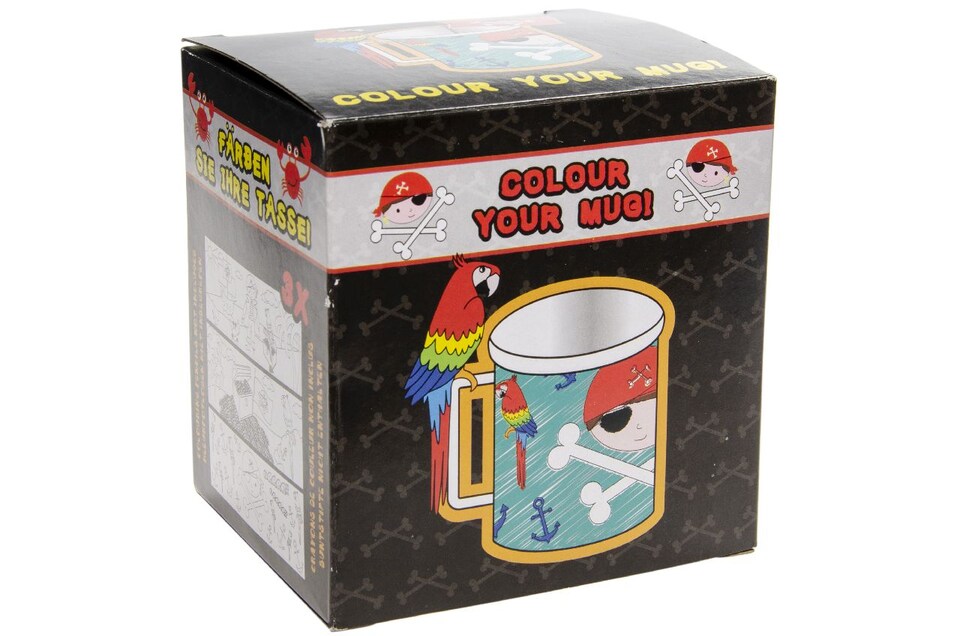 image 1 of Pirate Theme Color Your Own Mug