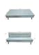 image 8 of The Fermo 2 Seater Sofa Bed in Grey, Silver or Navy | Silver | One Size