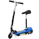 image 1 of HOMCOM Foldable Powered Scooter 120W w Adjustable Seat and Brake | Blue