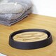 image 1 of Showerdrape Sonata Black & Bamboo Soap Dish