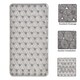image 1 of Laguna Anti Slip Grey PVC Bath Mat 68cm x 37cm - 2 Set | Grey | Grey | 2