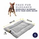 image 2 of DogCrates+ Small Washable Pillow Dog Bed – Soft Crate Mat with Anti-Slip Bottom for Puppies, Dogs & Cats – Grey Grey | S