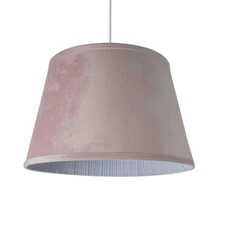 Vella Blush Pink Velveteen 40cm Light Shade Pink | Blush Pink