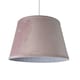 image 1 of Vella Blush Pink Velveteen 40cm Light Shade Pink | Blush Pink