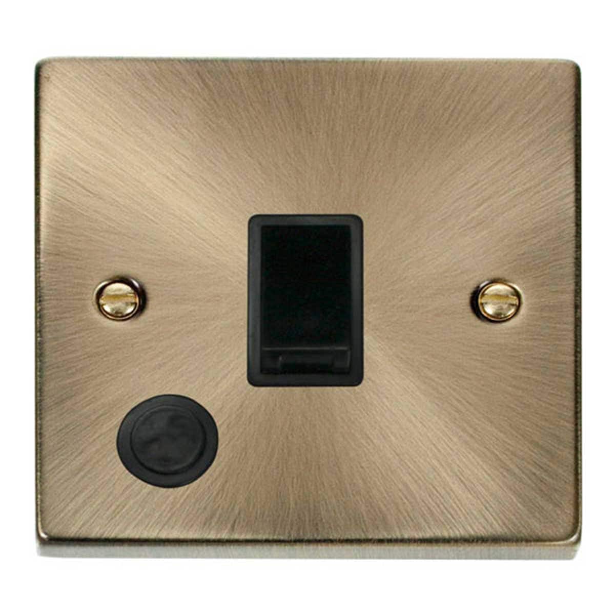 SE HOME Antique Brass 1 Gang 20A DP Switch With Flex Brown Antique Brass