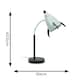 image 6 of ValueLights Adjustable Rocket Matte Blue Table Lamp and Integrated Bulb