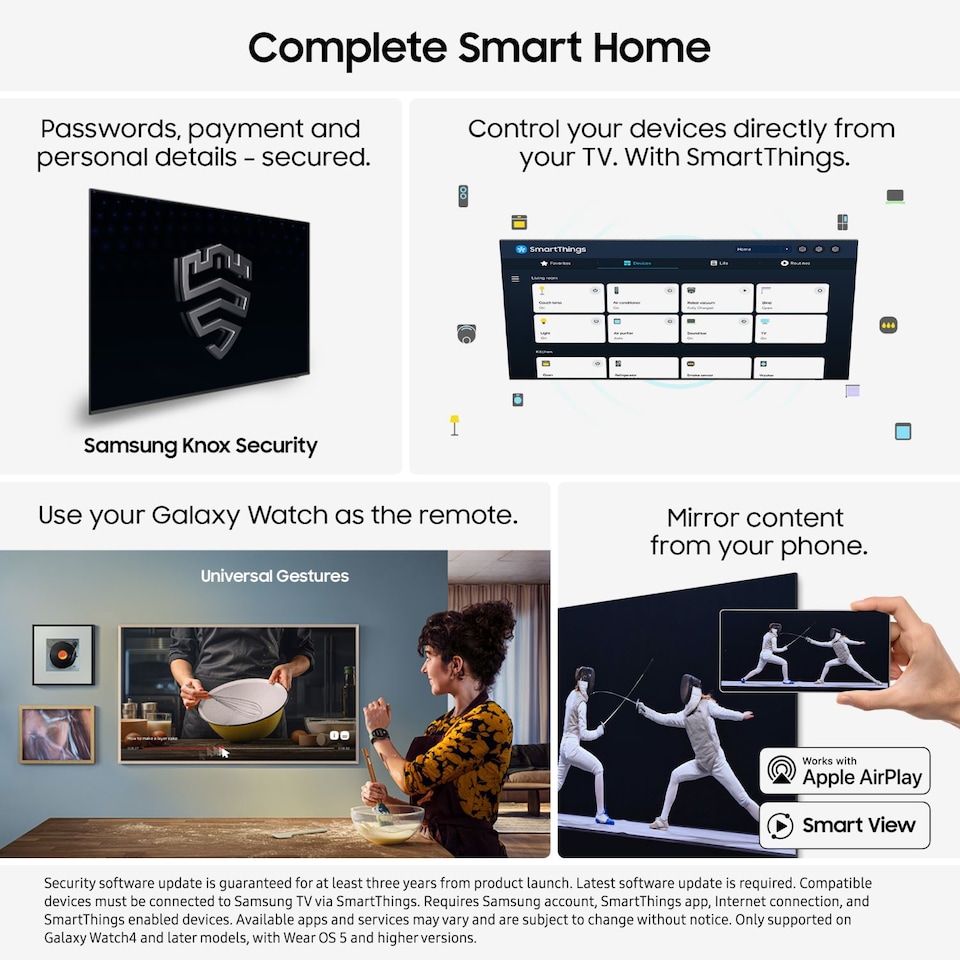 image 1 of Samsung 2025 QN80F 85 Inches 4K NEO QLED HDR Smart TV 2.16 m (85 Inches) 4K Ultra HD Wi-Fi Silver