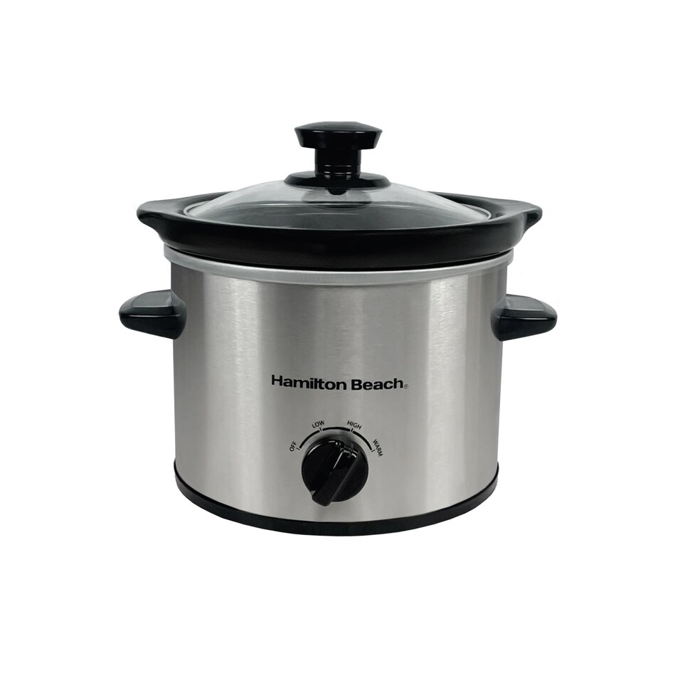 image 1 of Hamilton Beach 'The Mighty Mini' 1.8L Silver Slow Cooker