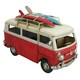 image 1 of Quality Retro Metal Vintage Camper Van Metal Model Replica Ornament Gift