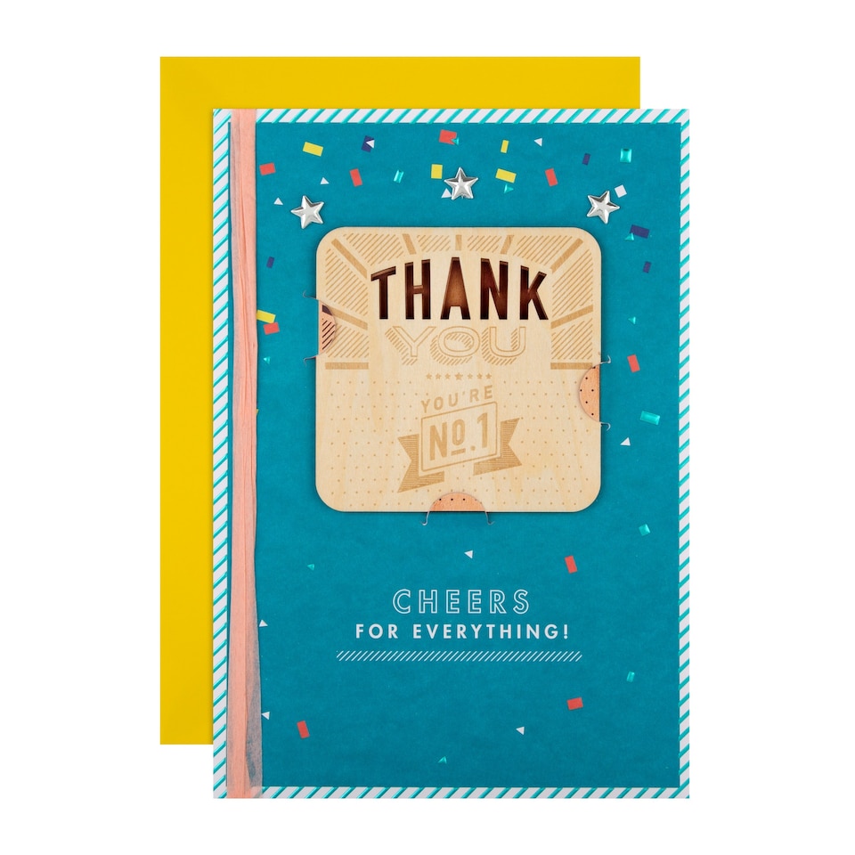 image 1 of Hallmark Father's Day Card - With 'You're No. 1' Keepsake Coaster