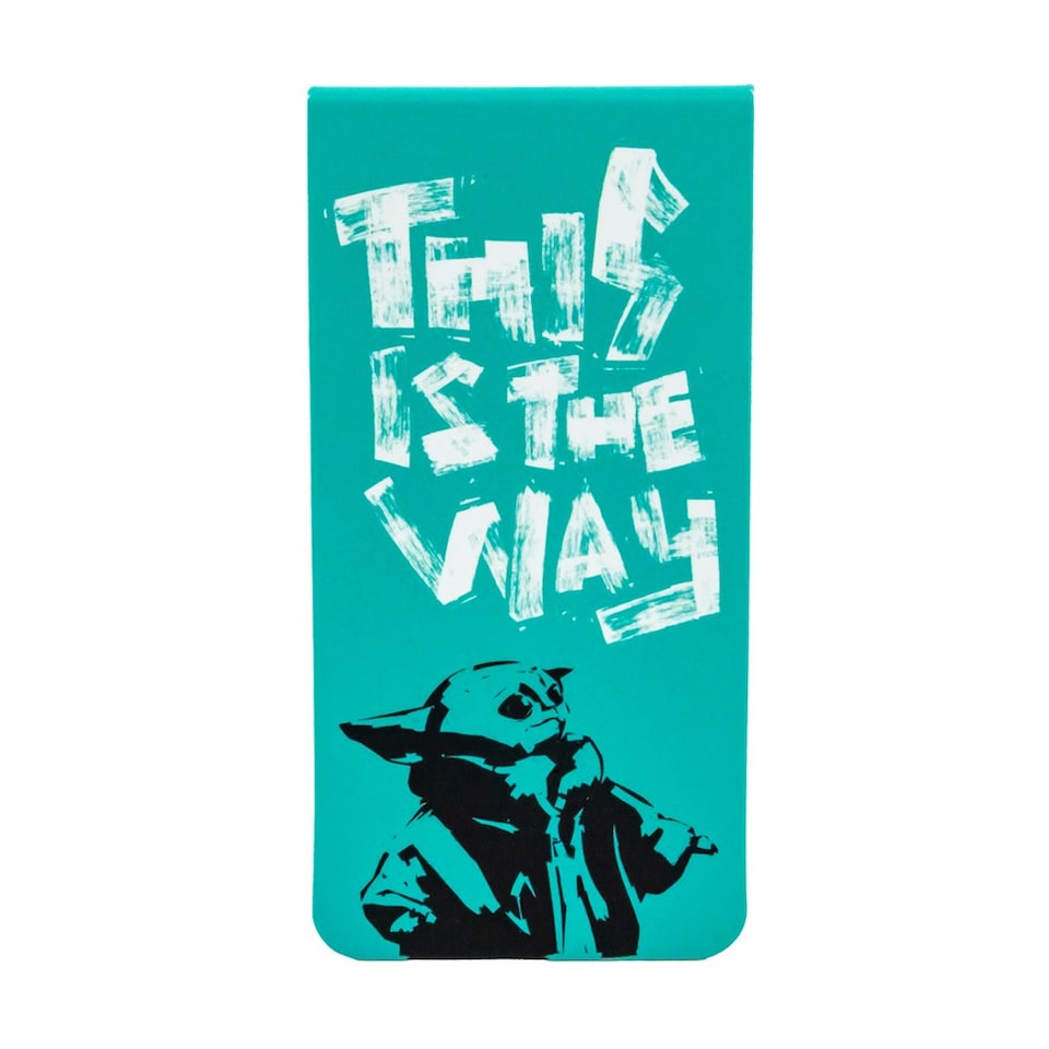 image 1 of Star Wars The Mandalorian This Is The Way Magnetic Bookmark - Blue/White/Black - One Size