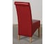 image 8 of Oregon Round Oak Dining Table and 4 Montana Leather Chairs | Red | Red | 1