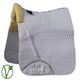 image 4 of Rhinegold Luxe Fur Dressage Saddle Cloth Black | Colour: Black/Natural
Size: Cob