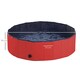 image 4 of PawHut Pet Paddling Pool Cat Dog Indoor/ Outdoor Foldable 120cm Diameter Red
