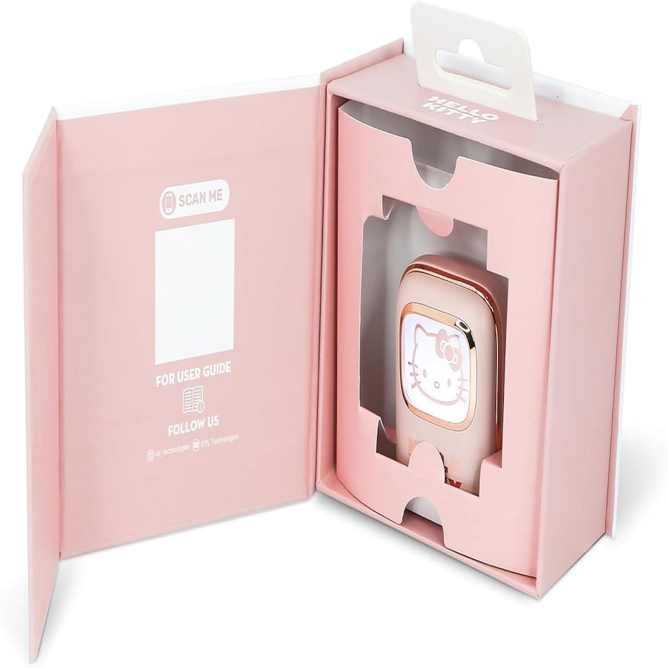 image 1 of OTL Hello Kitty Slide Open TWS Earphones Pink