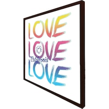 Love california (Picture Frame) Brown | XS