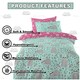 image 3 of VELVETIO Kids Sleepy Sloth Duvet Cover Set Soft Polycotton Beddings Multi | Single