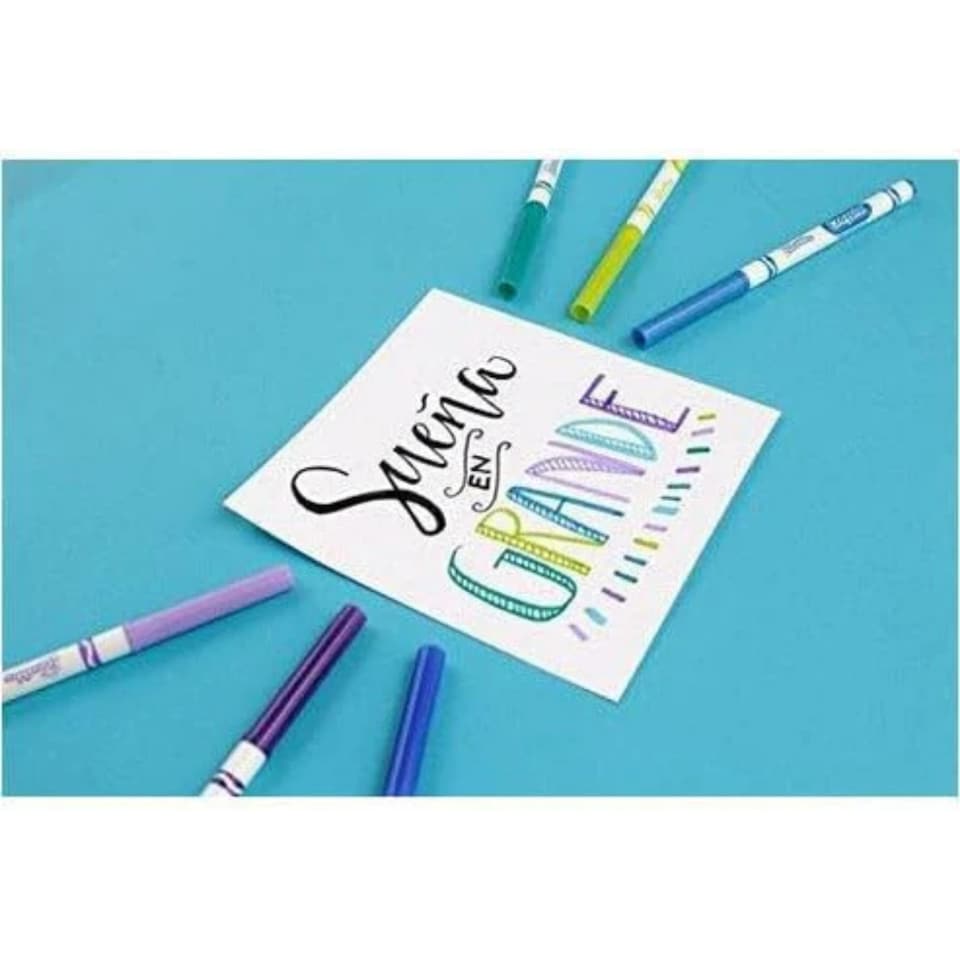 image 1 of Crayola Super Tips Washable Markers 20 Count