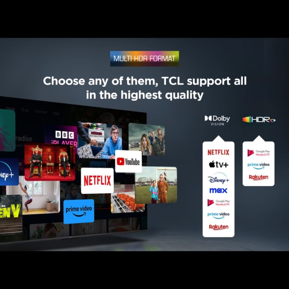 image 1 of TCL 55" Inch V6C 4K LED Smart TV Ultra HD HDR 55V6C - Free 2 Year Warranty