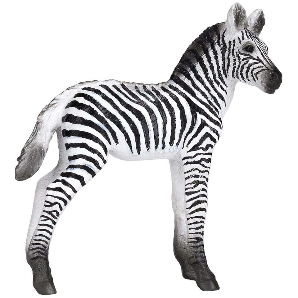 image 1 of MOJO Wildlife & Woodland Zebra Mare Toy Figure, Black/White (387393)