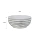 image 6 of 16pc White Pad Print Dinner Set