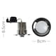 image 3 of ValueLights 4 Pack Fire Rated Polished Chrome GU10 Recessed Ceiling Downlights Spotlights