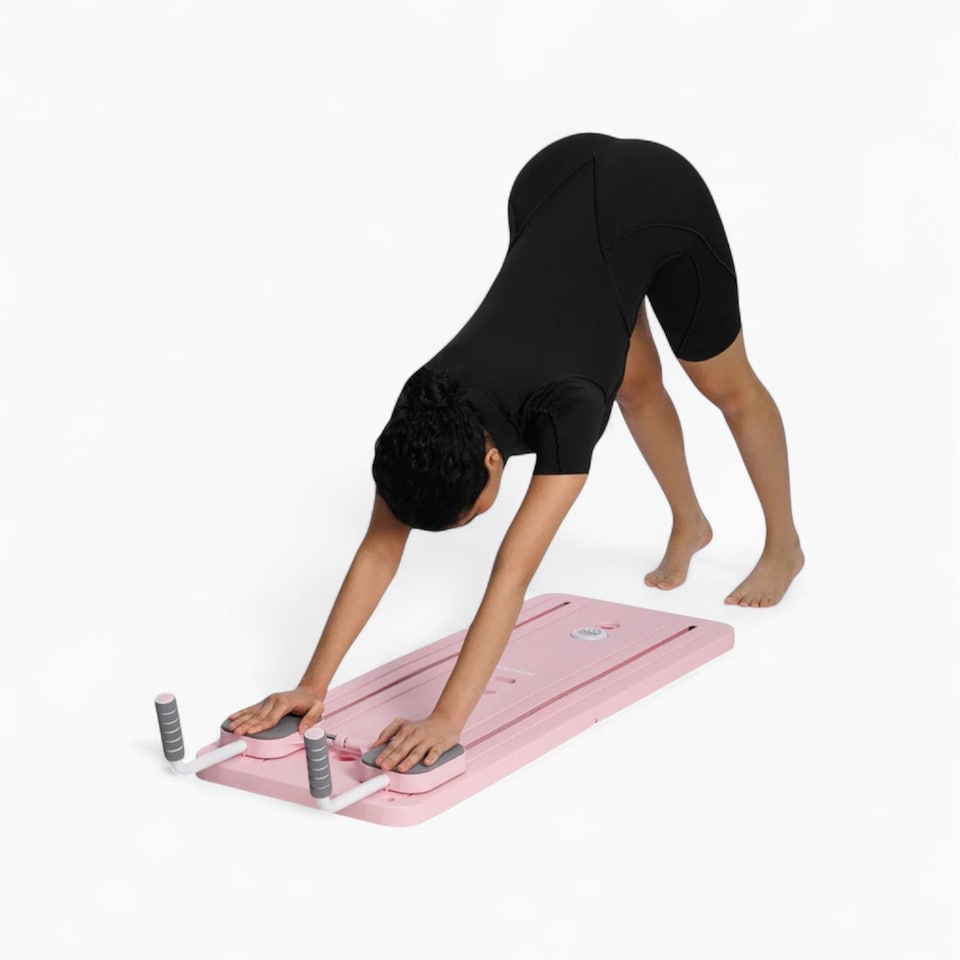 image 1 of GymSets Home Reformer Pilates Machine(Black)
