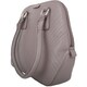 image 3 of Premium Soft Leather Large Hand Bag with Stitch Detail Pattern Grey | Grey