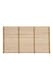 image 1 of Living and Home Garden Wood Fence Gate | Brown