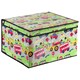 image 1 of The Magic Toy Shop Road Works Design Foldable Toy Storage Box 50x30x40cm