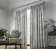 image 1 of Fiji Pencil Pleat Curtains - Silver - 229 cm x 229 cm