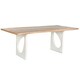 image 1 of Dining Table Home ESPRIT White Natural Recycled Wood Mango wood 200 x 100 x 77 cm 200,5 x 100,5 x 77 cm N/A