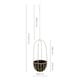 image 6 of Indoor Tall Kensington Hanging Planter Copper