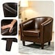 image 6 of Tub Chair Faux Leather Arm Chair