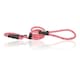 image 1 of HugglePets Reflective Rope Slip Dog Lead Pink