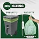 image 7 of ECONX 220L X 50 Compostable Wheelie Bin Liners Bags Biodegradable Refuse Sacks Waste Bag