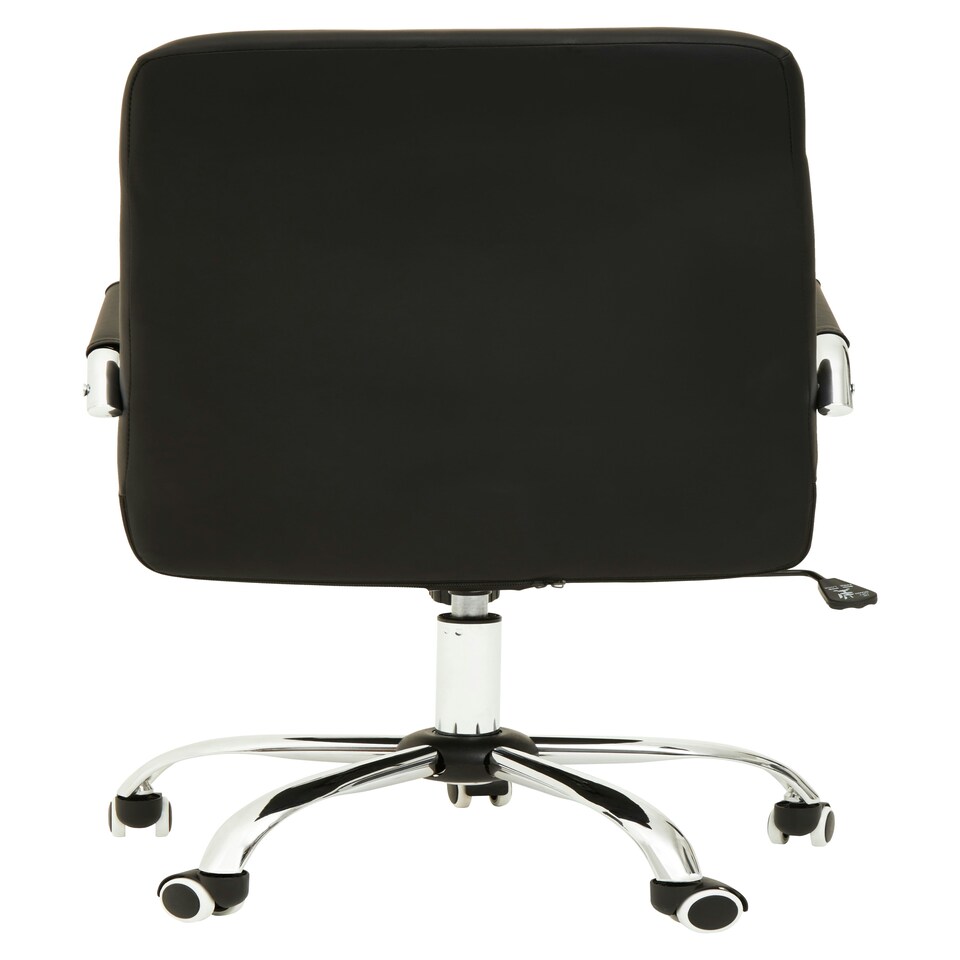 image 1 of Interiors by Premier Brent Black Tufted Home Office Chair
