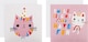 image 1 of Pack of 10 in 2 Cute Cat Designs Kids Birthday Cards