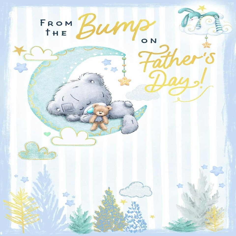 image 1 of From the Bump Me to You Bear Father's Day Card
