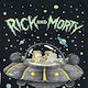 image 3 of Rick And Morty UFO Towel | Black | Black/Green | One Size | 1