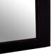image 5 of Interiors by Premier Large Wall Mirror, Grain Pattern Black Frame Mirror for Home, Office, Closet Black